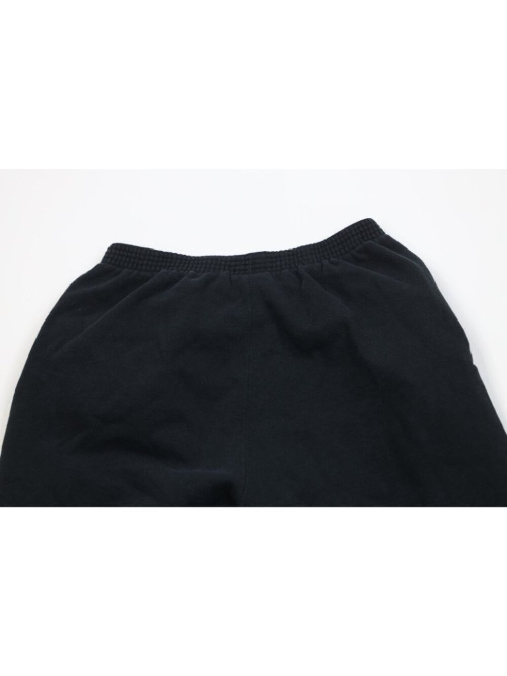 Vintage 90s Streetwear Womens Large Faded Blank Sweatpants Joggers Black USA - Picture 10 of 12